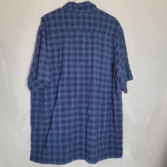 Eddie Bauer Men's Plaid Short Sleeve Button Up Shirt Lot Of 2 Size XL Tall - Picture 4 of 15